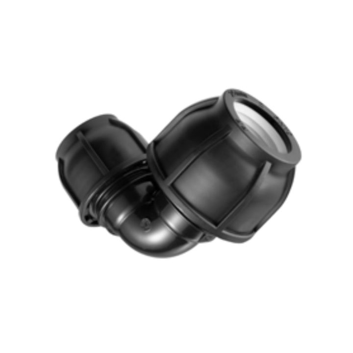 Fitting HDPE 90° Reducing Elbow Oneadd Compression