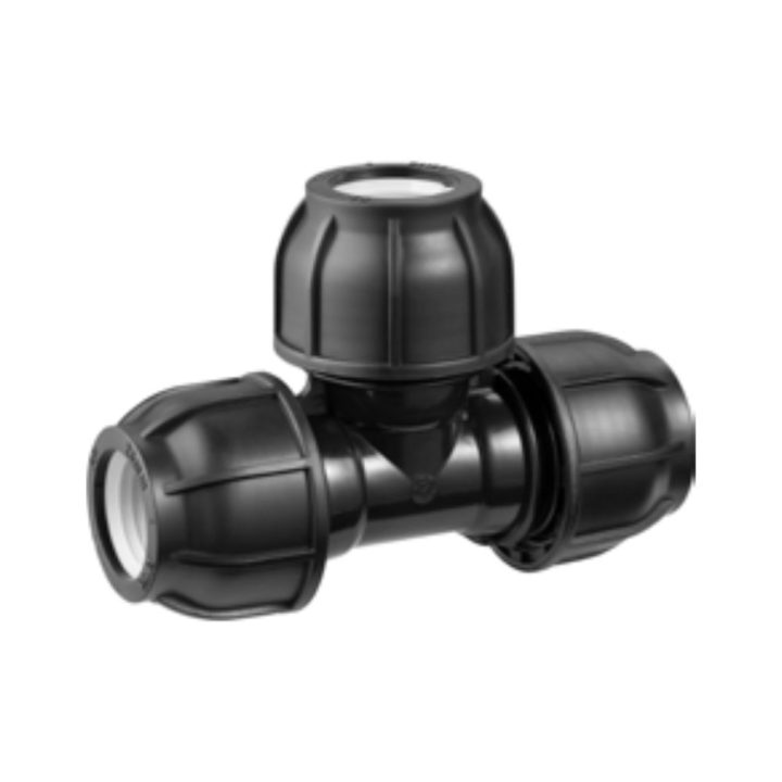 Fitting HDPE Equal Tee Oneadd Compression