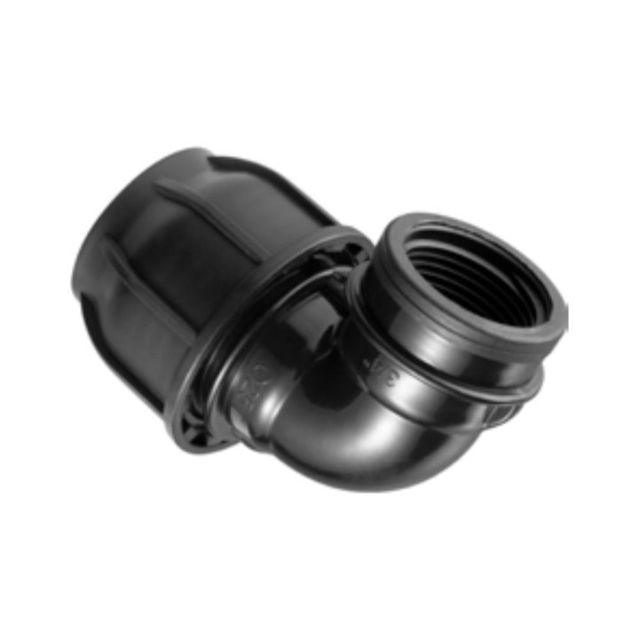 Fitting HDPE Female Threaded Elbow Oneadd Compression