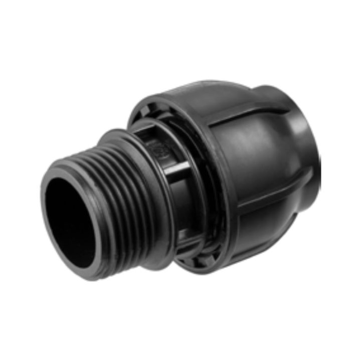 Fitting HDPE Male Threaded Coupler Oneadd Compression