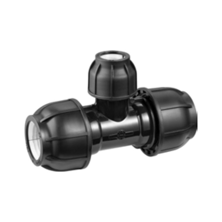 Fitting HDPE Reducing Tee Oneadd Compression